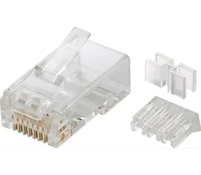 MicroConnect Stecker RJ-45 MP8P8C CAT5e klar 50St