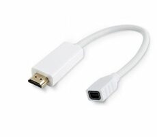 MicroConnect Adapter HDMI (M) - miniDP (F) 0,1m weiß