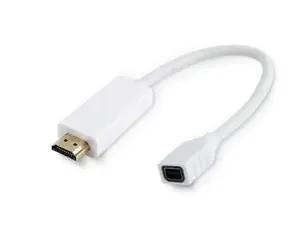 MicroConnect Adapter HDMI (M) - miniDP (F) 0,1m weiß