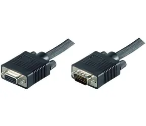 MicroConnect Verlängerungskabel Full HD SVGA 5m schwarz / Full HD (1920x1080) @ 60Hz