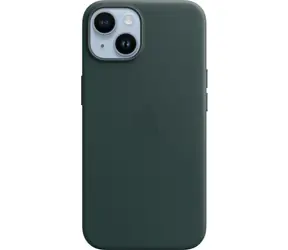 Apple Lederhülle mit MagSafe für iPhone 14 kieferngrün