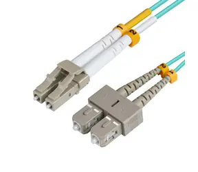 MicroConnect Cable LC/SC Multimode Duplex OM3 15m blau