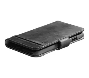 CellularLine Supreme Premium Lederbuchhülle für Apple iPhone 14 PLUS schwarz