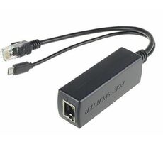 MicroConnect PoE Splitter schwarz / 5V / 2,4A