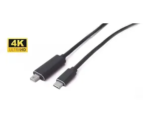MicroConnect -Kabel USB-C (M) - Mini DisplayPort (M) 1 m schwarz 