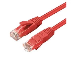MicroConnect CAT6 U/UTP 20m rot / LSZH
