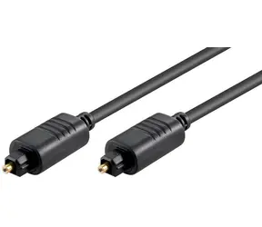 MicroConnect Toslink optisches Kabel 10m schwarz 