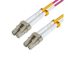 MicroConnect Cable LC/LC Multimode Duplex OM4 15m violett