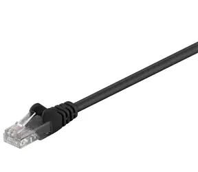 MicroConnect CAT5e U/UTP 25m schwarz / PVC