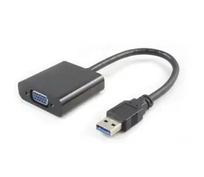 MicroConnect Adapter USB3.0 A (M) - VGA (F) schwarz 