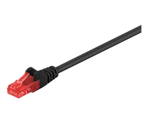MicroConnect CAT6 U/UTP VALUEPACK 15m schwarz / PVC / 5 Stück 