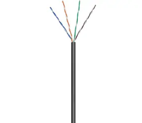MicroConnect CAT5e U/UTP STRANDED OUTDOOR 100m schwarz / PE