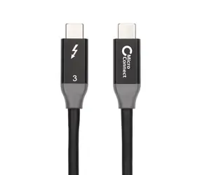 MicroConnect Kabel Thunderbolt 3 1m schwarz / 20Gbits/s