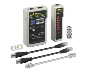MicroConnect Kabeltester RJ-11/12/45 CAT5/6 grau