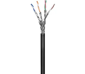 MicroConnect CAT6 S/FTP STRANDED OUTDOOR 100m schwarz / PE