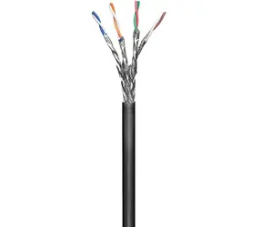 MicroConnect CAT6 S/FTP SOLID OUTDOOR 100m schwarz / PE