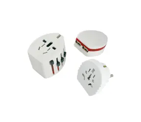 MicroConnect SKROSS WORLD Adapter Dual USB weiß 