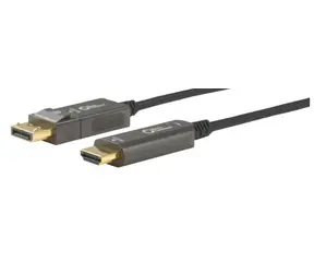 MicroConnect Premium Glasfaserkabel DisplayPort 1.4 (M) - HDMI 2.0 (M) 30m schwarz