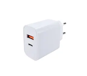 Solight USB A+C 20W Schnellladegerät / Netzwerkladegerät / USB A+C / 20W / 3A / QC 3.0 