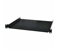 Xtendlan CPOLIC1U28-B Regal 280 mm schwarz / universal / 1 HE / 25 kg Tragkraft