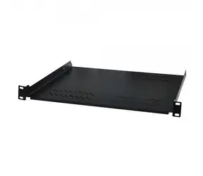Xtendlan CPOLIC1U28-B Regal 280 mm schwarz / universal / 1 HE / 25 kg Tragkraft