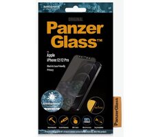 PanzerGlass Privacy Case Friendly AB aus gehärtetem Glas für Apple iPhone 12/12 Pro, schwarz