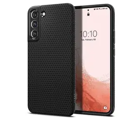 Spigen Liquid Air Schutzhülle für Samsung Galaxy S22+ schwarz