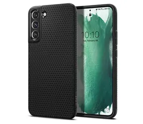 Spigen Liquid Air Schutzhülle für Samsung Galaxy S22 schwarz