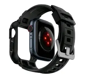 Spigen Rugged Armor Pro Cover für Apple Watch Series 41 mm und 40 mm Schwarz