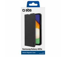 SBS Book Wallet Lite Hülle für Samsung Galaxy A03s schwarz