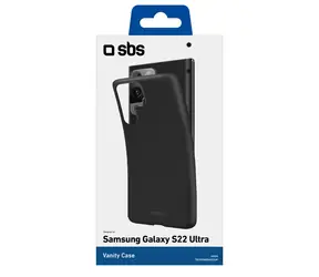 SBS Vanity Case für Samsung Galaxy S22 Ultra schwarz