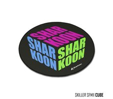 Sharkoon SFM11 Cube schwarz / Stuhlmatte / rund / rutschfest