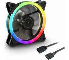 Sharkoon SHARK Blades PWM schwarz / Lüfter / 120 mm / RGB / 24,8 dBA