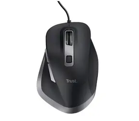Trust Fyda schwarz / optische kabelgebundene Maus / 2400 dpi / 6 Tasten / USB