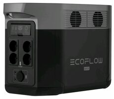 EcoFLow Delta MAX 2000 schwarz / Backup-Station / 2016Wh / Solarleistung 800 W / LCD-Display