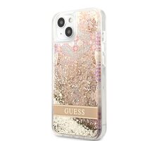 Guess Liquid Glitter Paisley Backcover für Apple iPhone 13 mini gold