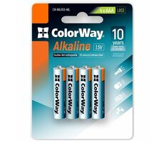Colorway Alkalibatterie AAA 4 Stück / 1,5 V / Blister 