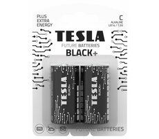 TESLA BLACK+ Alkalibatterie C 2 Stück / LR14 / kleine Monozelle / Blister 