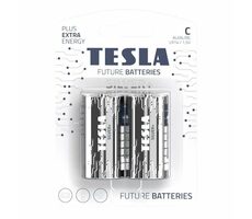 TESLA SILVER+ Alkalibatterie C 2 Stück / LR14 / kleine Monozelle / Blister 