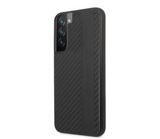 AMG PU Carbon Effect Backcover für Samsung Galaxy S22+ schwarz