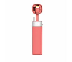 MiPow Power Tube 3000 rosa / Powerbank / Lightning / 3000 mAh