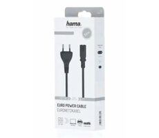 HAMA 200733 Netzkabel Eurostecker schwarz / 2,5m