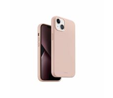 UNIQ Hybrid Lino Hue Magclick Laderückseite für Apple iPhone 14 - BLUSH (Pink)