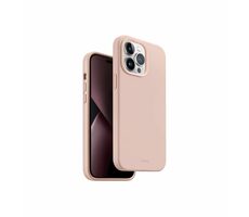 UNIQ Hybrid Lino Hue Magclick Laderückseite für Apple iPhone 14 Pro - BLUSH (Pink)