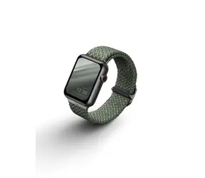UNIQ Aspen geflochtenes Armband für Apple Watch 44 und 42 mm - Zypressengrün