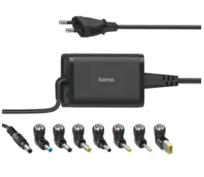 HAMA 200002 Universal-Netzteil für Notebook 15-19V 65W / 8 Anschlüsse 