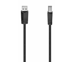 HAMA 200602 Verbindungskabel USB 2.0 A Stecker auf USB-B Stecker 1,5m schwarz