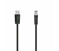 HAMA 200604 Verbindungskabel USB 2.0 A Stecker auf USB-B Stecker 5m Schwarz