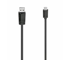 HAMA 200633 Kabel USB-A auf USB-C 3 m schwarz 