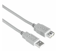 HAMA 200905 USB 2.0-Verlängerungskabel 1,5 m grau / unverpackt 